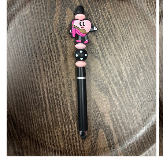 Boujee heart pen