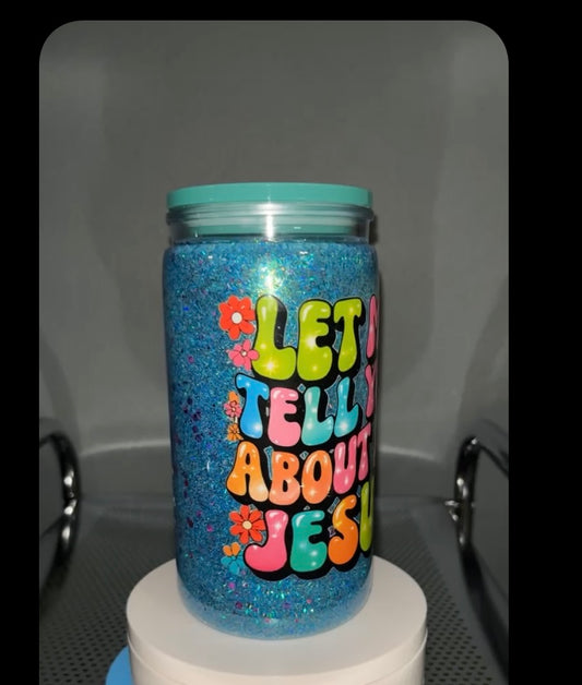 Tell me about my Jesus’s glitter cup