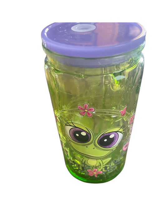 Frog snow globe tumbler