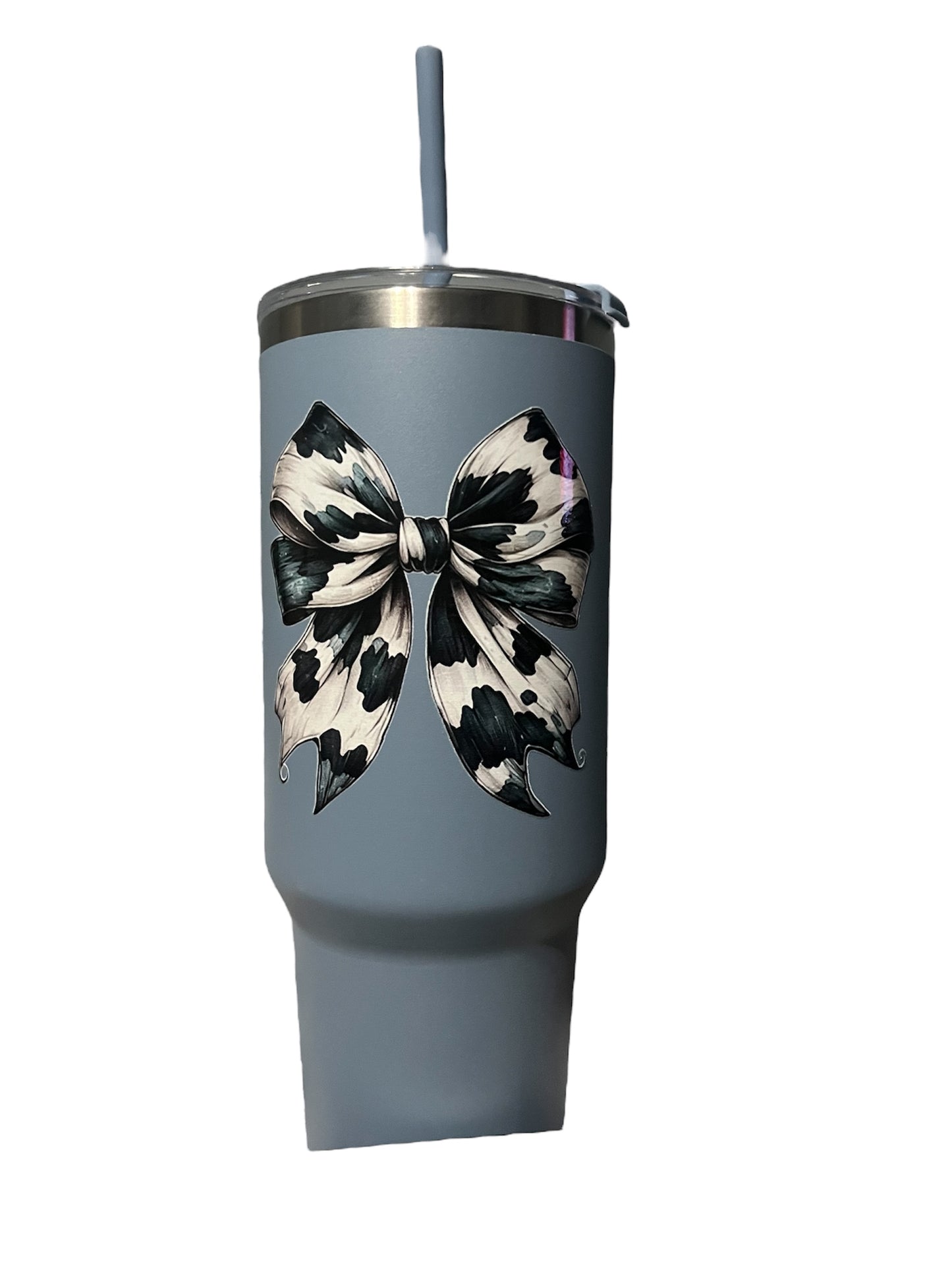 40 ounce cow bow tumbler